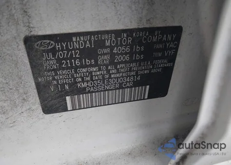 2013 Hyundai Elantra Gt from USA, damaged, VIN KMHD35LE3DU034814